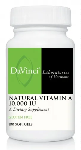 DaVinci - 0200100.100 - Natural Vitamin A 10,000 IU - Bottle of 100