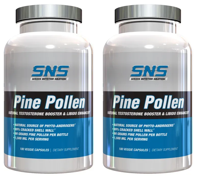 Sns Serious Nutrition Solutions Pine Pollen 500 Mg - 2 X 180 Cap Twinpack