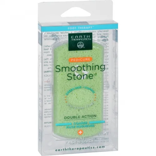 Earth Therapeutics - 235960 - Foot Therapy Pedicure Smoothing Stone, Dual Surface