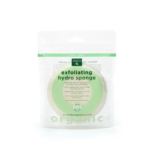 Earth Therapeutics - 235970 - Exfoliating Organic Cotton Exfoliating Hydro Sponge Face