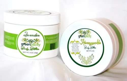 Edibly - Greenplicity - From: BODY BUTTER LAVENDER 16OZ To: BODY BUTTER PALMAROSA 8OZ - Green  Body Butter Palmarosa