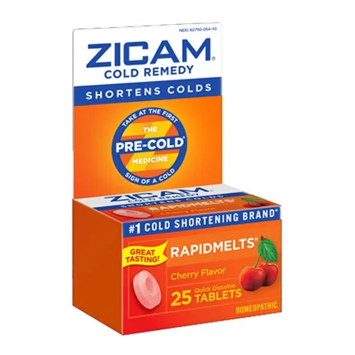 Church & Dwight - From: 201035A To: 201045A - Zicam Cold Remedy Rapidmelts, Cherry, 25 ct.