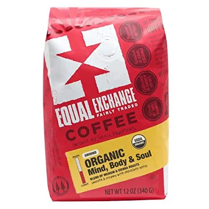 Equal Exchange - From: 228661 To: 228668 - Organic Coffee Ethiopian Bulk Whole Bean Single Origins 5 lb.