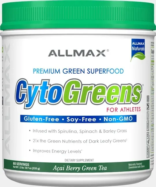 Allmax Nutrition Cytogreens Acai Berry Green Tea - 60 Servings