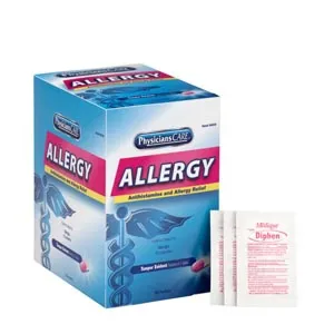 First Aid Only - 90036 - PhysiciansCare Allergy, 1/pk, 50pk/bx  (DROP SHIP ONLY)