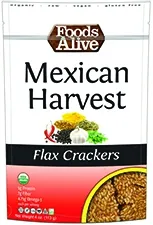 Foods Alive - 591003 - Mexican Harvest Flax Crackers