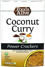Foods Alive - 591006 - Organic Coconut Curry Crackers