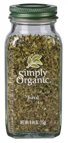 18304 - Basil Leaf, Sweet Cut & Sifted ORGANIC  Bottle