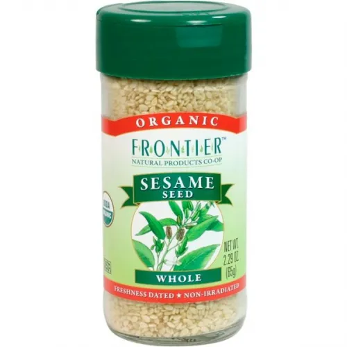 Frontier - From: 18402 To: 18409 - Sesame Seed, Hulled Whole ORGANIC  Bottle