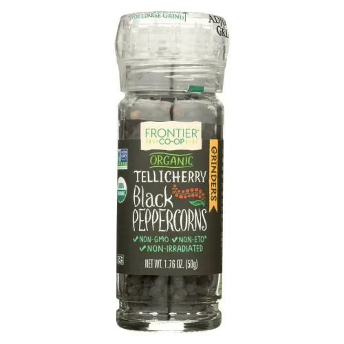 Frontier - From: 18430 To: 18438 - Peppercorns, Whole ORGANIC  Bottle