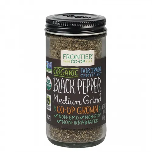 19450 - Pepper, Grind ORGANIC, Fair Trade Certified™  Bottle