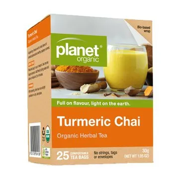 4916 - Bulk Turmeric Chai Tea ORGANIC,  Bulk Bag