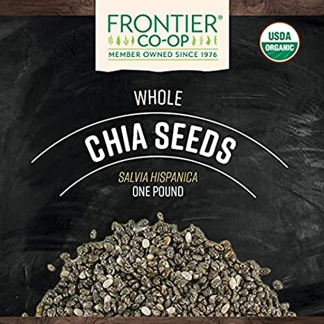 Frontier Bulk - 121 - Frontier Bulk Chia Seed, Whole, 1 lb. package