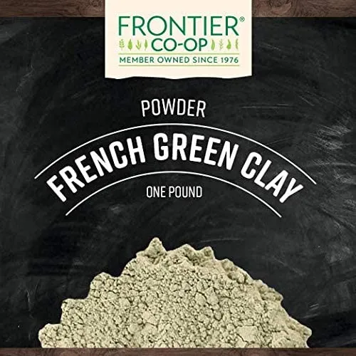Frontier Bulk - 2195 - Frontier Bulk French Green Clay Powder, 1 lb. package