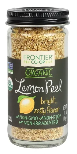 Frontier Bulk - 2536 - Frontier Bulk Lemon Peel Granules ORGANIC, 1 lb. package