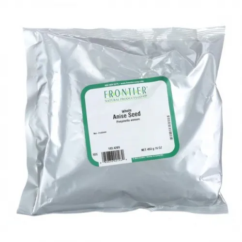 Frontier Bulk - 2615 - Frontier Bulk Anise Seed, Whole ORGANIC, 1 lb. package