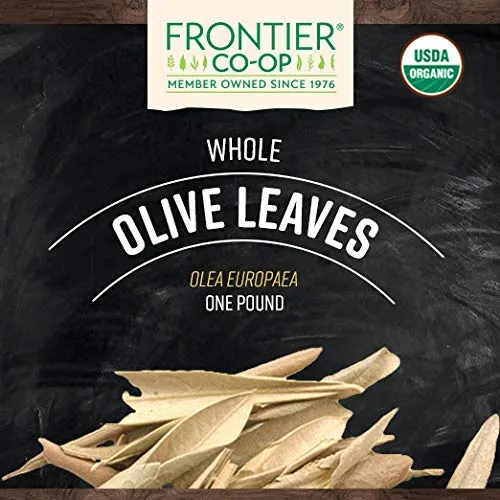Frontier Bulk - 2714 - Frontier Bulk Olive Leaf, Whole ORGANIC, 1 lb. package