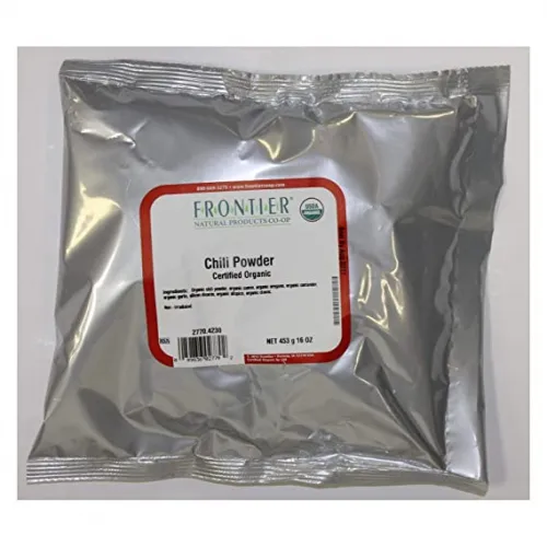 Frontier Bulk - 2858 - Frontier Bulk Red Chili Peppers, Medium Roasted, Ground ORGANIC, 1 lb. package