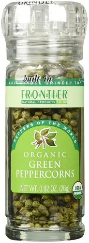 Frontier Bulk - 2896 - Frontier Bulk Green Peppercorns, Whole ORGANIC, 1 lb. package