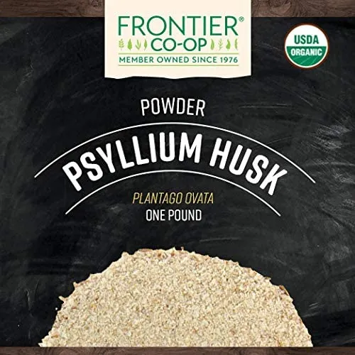 Frontier Bulk - From: 2938 to  783 - Bulk Frontier - Psyllium 1 Husk Powder ORGANIC lb. package