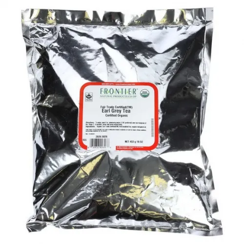 Frontier Bulk - From: 2941 To: 2942 - Earl Grey Black Tea, CO2 Decaffeinated ORGANIC, Fair Trade Certified, 1 lb. package