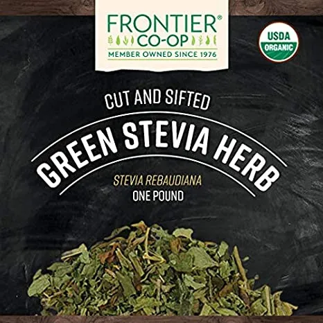 Frontier Bulk - 4414 - Frontier Bulk Stevia Herb, Cut & Sifted ORGANIC, 1 lb. package