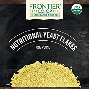 Frontier Bulk - 4896 - Frontier Bulk Nutritional Yeast Flakes ORGANIC, 1 lb. package