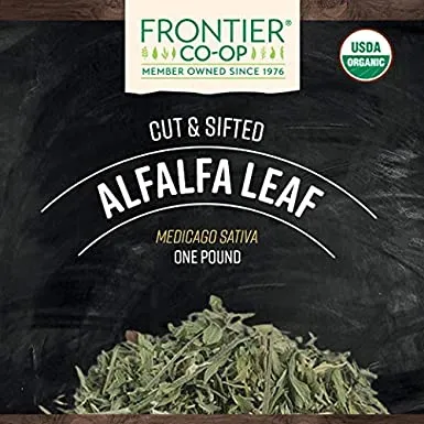 Frontier Bulk - 696 - Frontier Bulk Alfalfa Leaf, Cut & Sifted ORGANIC, 1 lb. package