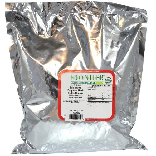 Frontier Bulk - 769 - Frontier Bulk Echinacea Purpurea Herb, Cut & Sifted ORGANIC, 1 lb. package