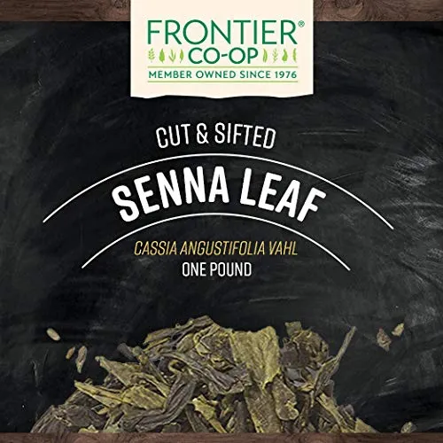 Frontier Bulk - 791 - Frontier Bulk Senna Leaf, Cut & Sifted, 1 lb. package