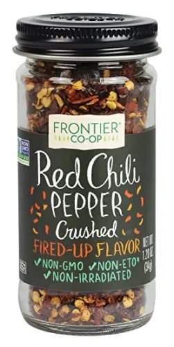 Frontier Bulk - 809 - Frontier Bulk Red Chili Peppers ORGANIC, Crushed, 1 lb. package