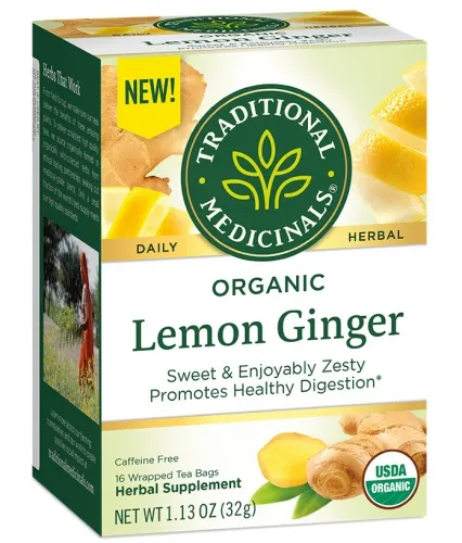 Frontier Co-op - KHLV00273917 - Organic Tea Lemon Ginger