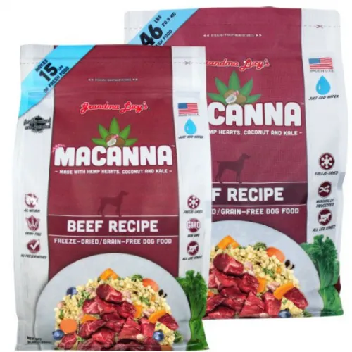 Grandma Lucys  - 235949 - Freeze-Dried Dog Food Beef 3 lb. Macanna