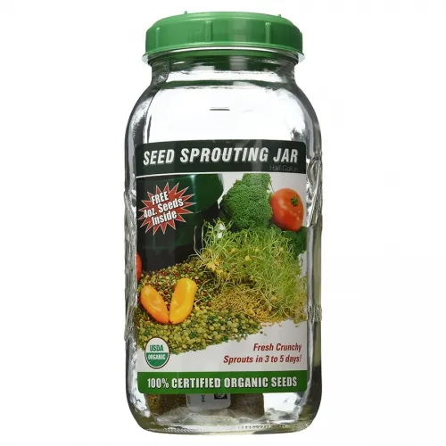 Handy Pantry - From: 219572 To: 219573 - Seed Sprouting Jar, Glass Half Gallon