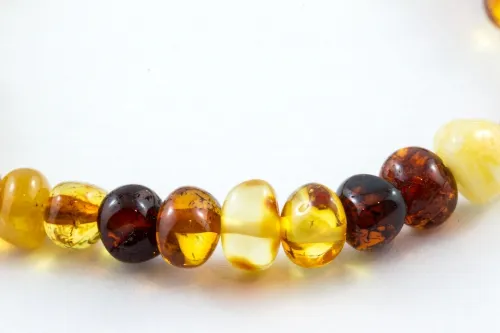 Healing Hazel - From: CB-AB-P-01 To: CB-AB-P-04 - 100% Certified Balticamber Polished Baby/ Children Baby Necklace  Baby necklace