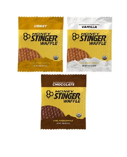 Honey Stinger - 80015 - Waffle Variety Pack5 Units Of Honey, Vanilla And Chocolate Waffles