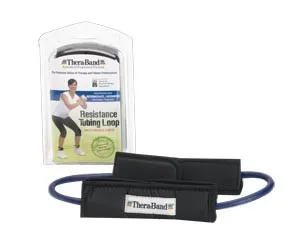 Hygenic - Thera-Band - 21433 - Resistance Tubing Loop with Padded Cuffs Intermediate/ Advanced, Retail Packaging (HY )