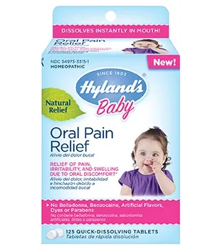 Hylands - BOPRT125 - Hylands Baby Oral Pain Relief Tablets