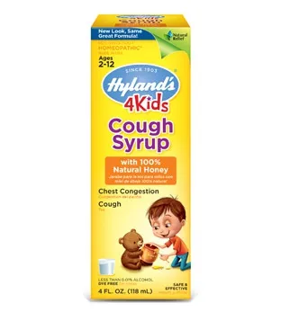 Hylands - CSFKL4Z - Hylands 4 Kids Cough Syrup - 100 Nat. Honey Liquid