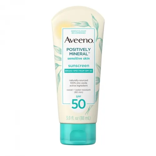 J & J Healthcare Systems - From: 102643 To: 102658 - J&J Aveeno Positively Mineral Sensitive Skin SPF 50 Face Lotion