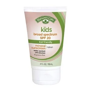 Kehe Solutions - 1179068 - Sunblock SPF 20 Kid Mineral Natures Gate 4 oz