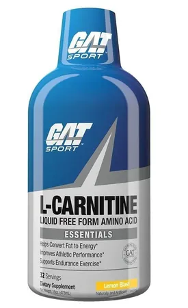 GAT Liquid L-Carnitine 1500 Lemon Blast - 32 Servings *Expiration date 5/24
