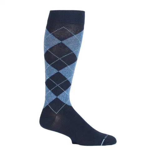 Maggie's Functional Organics - From: 235855 To: 235856 - Knee High Socks Navy 10 13 Argyle
