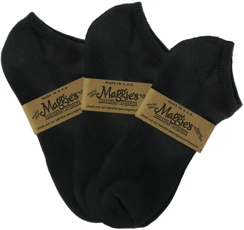 Maggie's Functional Organics - From: 235863 To: 235864 - Footie Socks Black 10 13 Classic