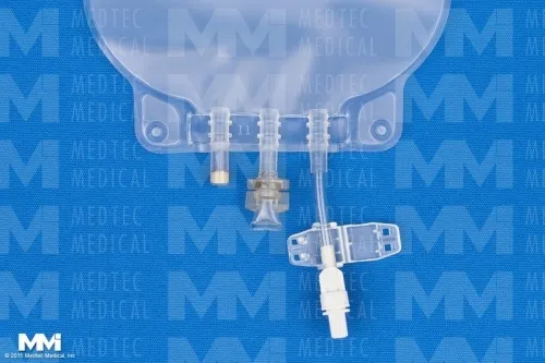 Metrix - 66425 - 2000ml Eva Legless Bag  Male Screw Connector, 50/cs