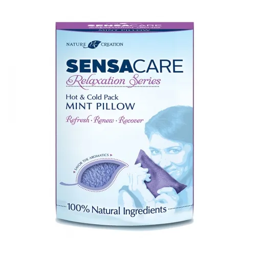 Nature Creation - From: SCRSF-MINT-BLU To: SCRSF-MINT-PPL - SensaCare Relief Sinus Relief Mint Pillow Blue