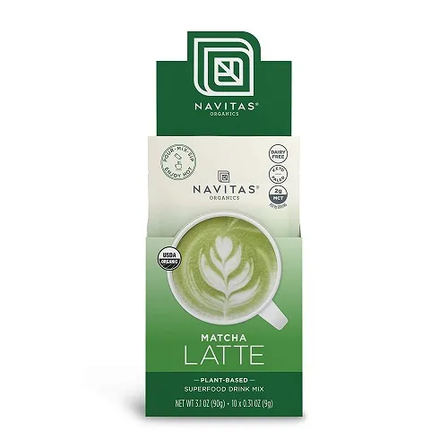 Navitas Organics - 235795 - Superfood Lattes Match Latte 10 ) packets