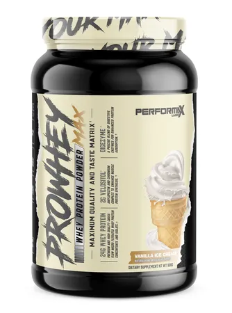 Performax Labs ProWheyMax Whey Protein  Vanilla Ice Cream - 2 Lb
