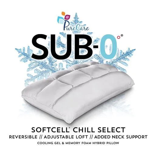 Pure Care - From: PCFRIO651 To: PCFRIO652 - PUC Sub 0? Softcell Chill Select Reversible Hybrid Pillow