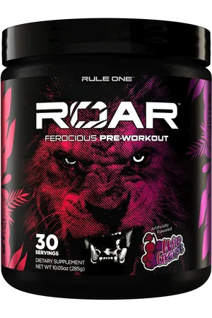 Rule 1 Roar Pre Workout  Wild Grape - 30 Servings